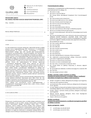 PRP Treatment Consent Form