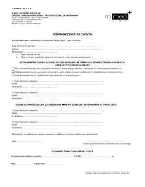 Medical Consent Form