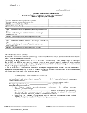 Parental Consent Form for Child Participation in Sports