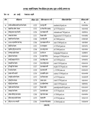 Bangladesh School Registration Form