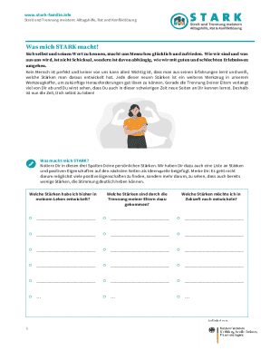 Strengths Assessment Form