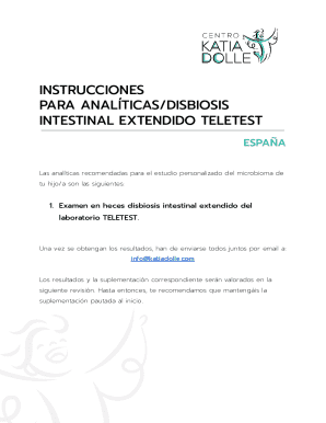 Disbiosis intestinal extendido teletest