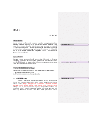General Journal Template