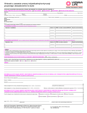 Polish Life Insurance Continuation Form