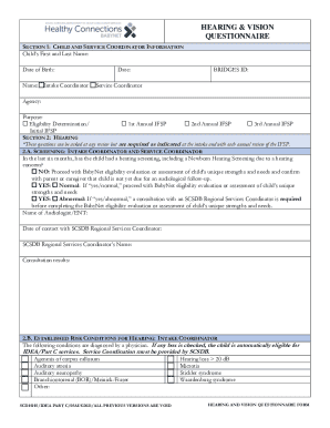 Hear Ql Questionnaire.pdf Hearing and Vision Questionnaire - Fill Out, Sign & Share Online ...