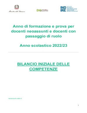 Italian Teacher Competence Assessment Form