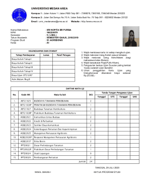 Student Exam Card