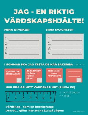 Värdskapshjälte Form