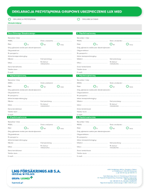 Group Insurance Enrollment Form