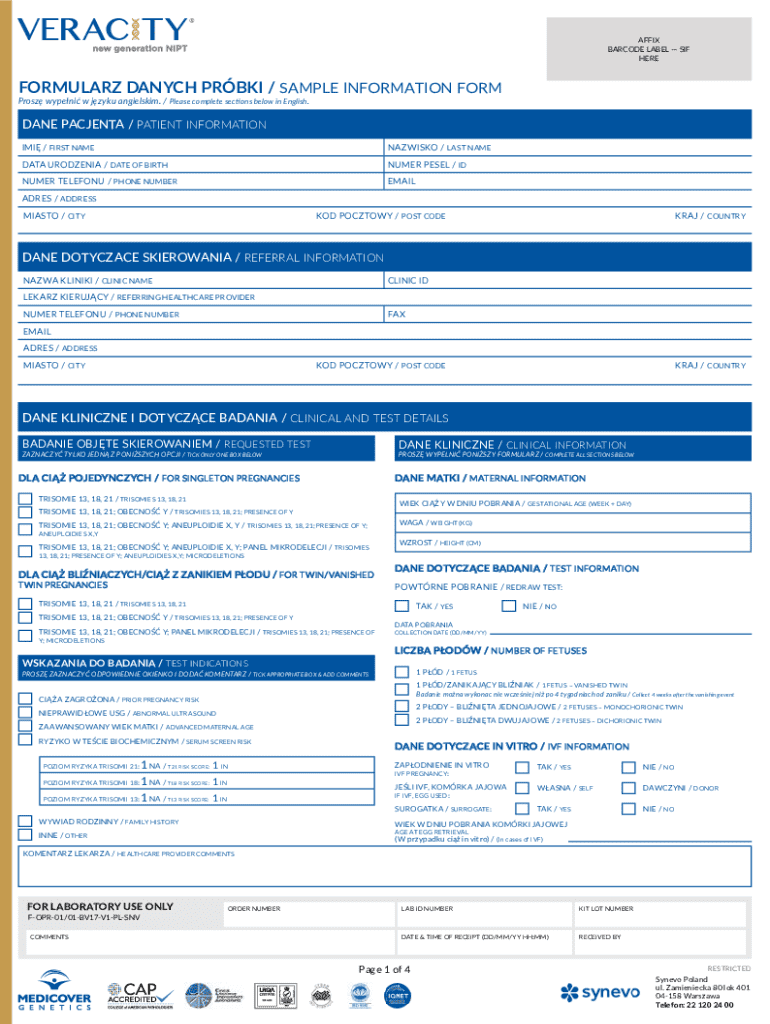 Sample Information Form - Blank Fillable Template | Fill Out, Print ...