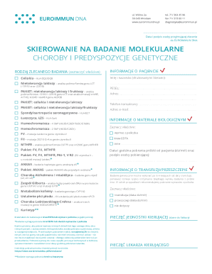 Medical Genetic Testing Consent Form