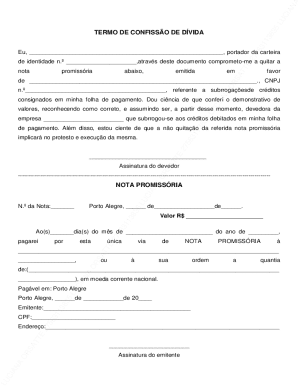 Debt Confession Agreement