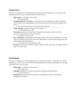 Student Note-Taking Templates