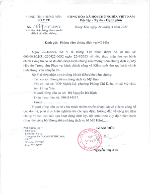 Health Declaration Form