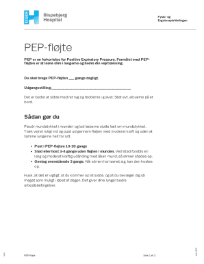 PEP Flute Usage Instructions