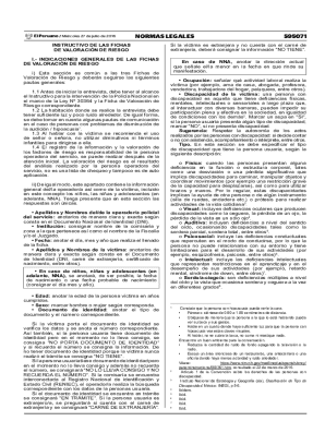 Peru risk assessment form