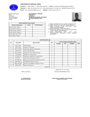 Student Exam Card