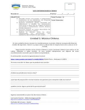 Music guide for 6th grade