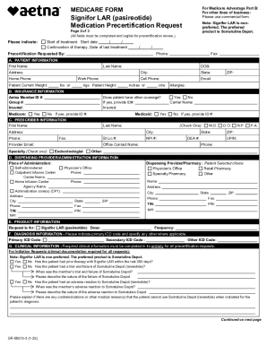 Medicare Advantage Part B Medication Precertification Request