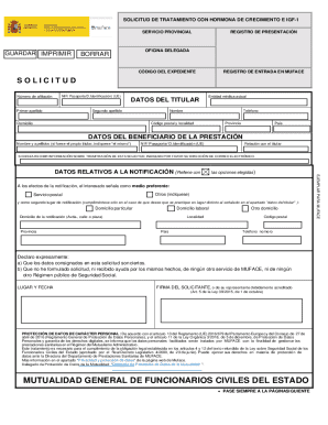 Spain growth hormone treatment request form