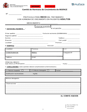 Hormone growth treatment protocol