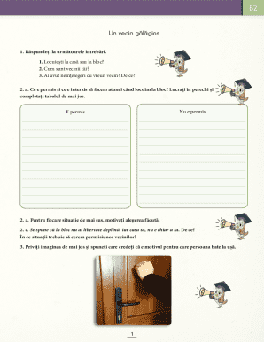 Neighborhood Dispute Questionnaire