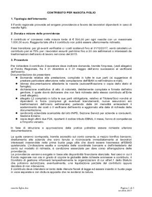 Contribution for Childbirth