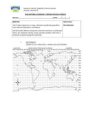 Geography worksheet for 4th grade