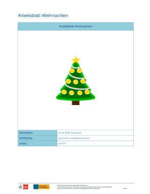 Christmas Worksheet