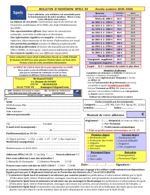SPELC 33 Membership Application