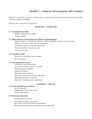 Supplier Category Form