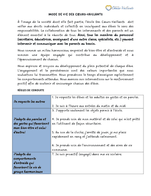 School Conduct Agreement
