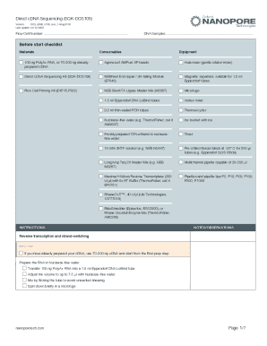 Direct cDNA Sequencing Protocol