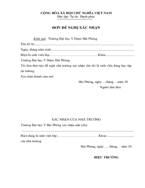 Vietnamese Student Verification Request