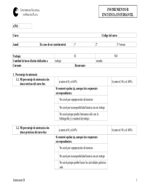 Student Survey Form