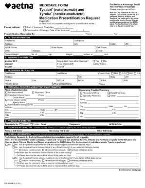 Medicare Medication Precertification Request Form