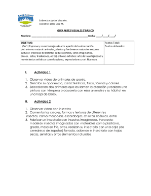 Guía Artes Visuales 3°Básico