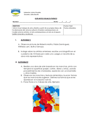 Artes Visuales 6°Básico Guide