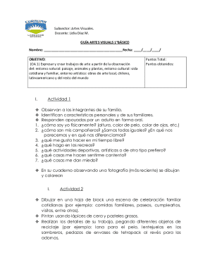 Visual Arts Guide 1st Grade