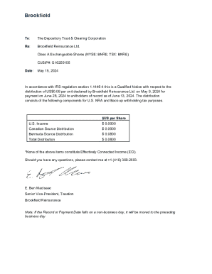 Qualified Notice for US Tax Purposes