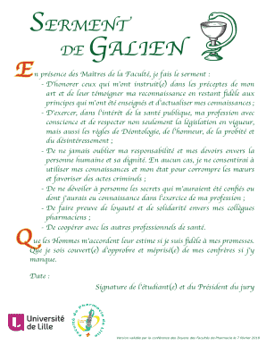 Pharmacy Student Oath