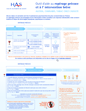 Alcohol, Cannabis, Tobacco Screening Form