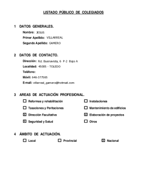 Certificados colegialesColegio Oficial de Aparejadores ...