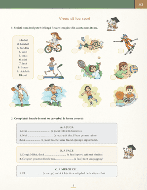 Sports Activity Worksheet