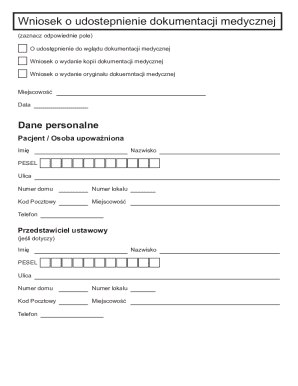 Medical Records Request Form