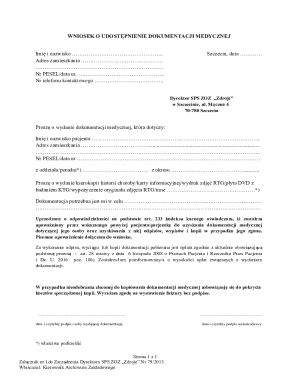 Medical Records Request Form
