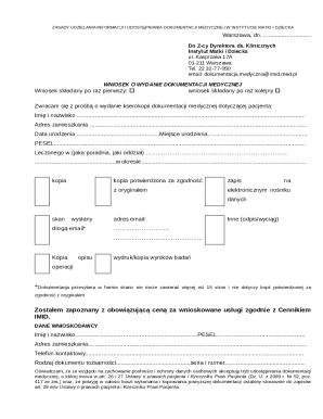 Medical Records Request Form