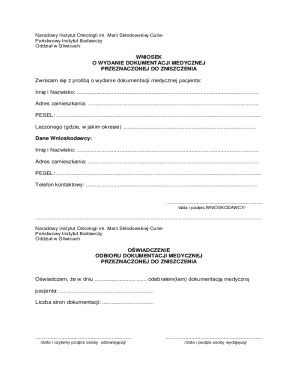 Medical Records Request Form