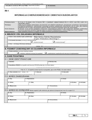 Poland Real Estate Tax Information Form