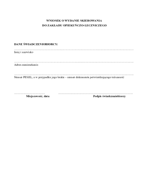 Polish Healthcare Referral Form